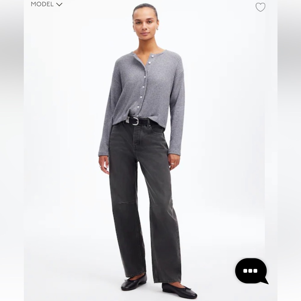 Madewell Darted Barrel Jeans